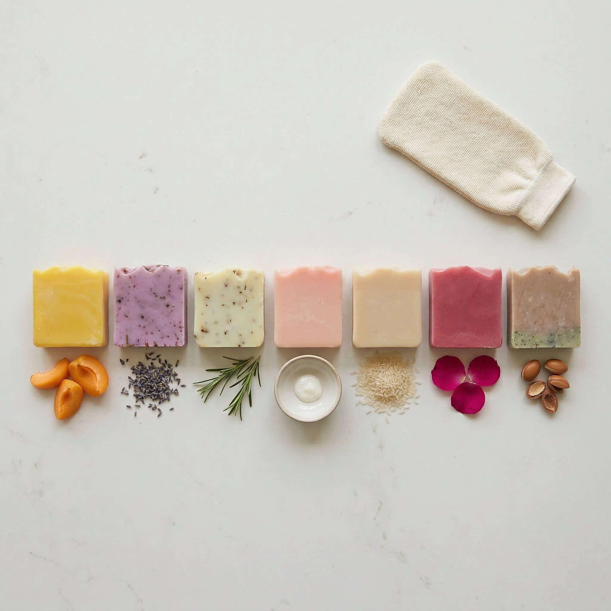 7er Naturseifen Bundle + Gratis Waschlappen - CT Cantony GmbH