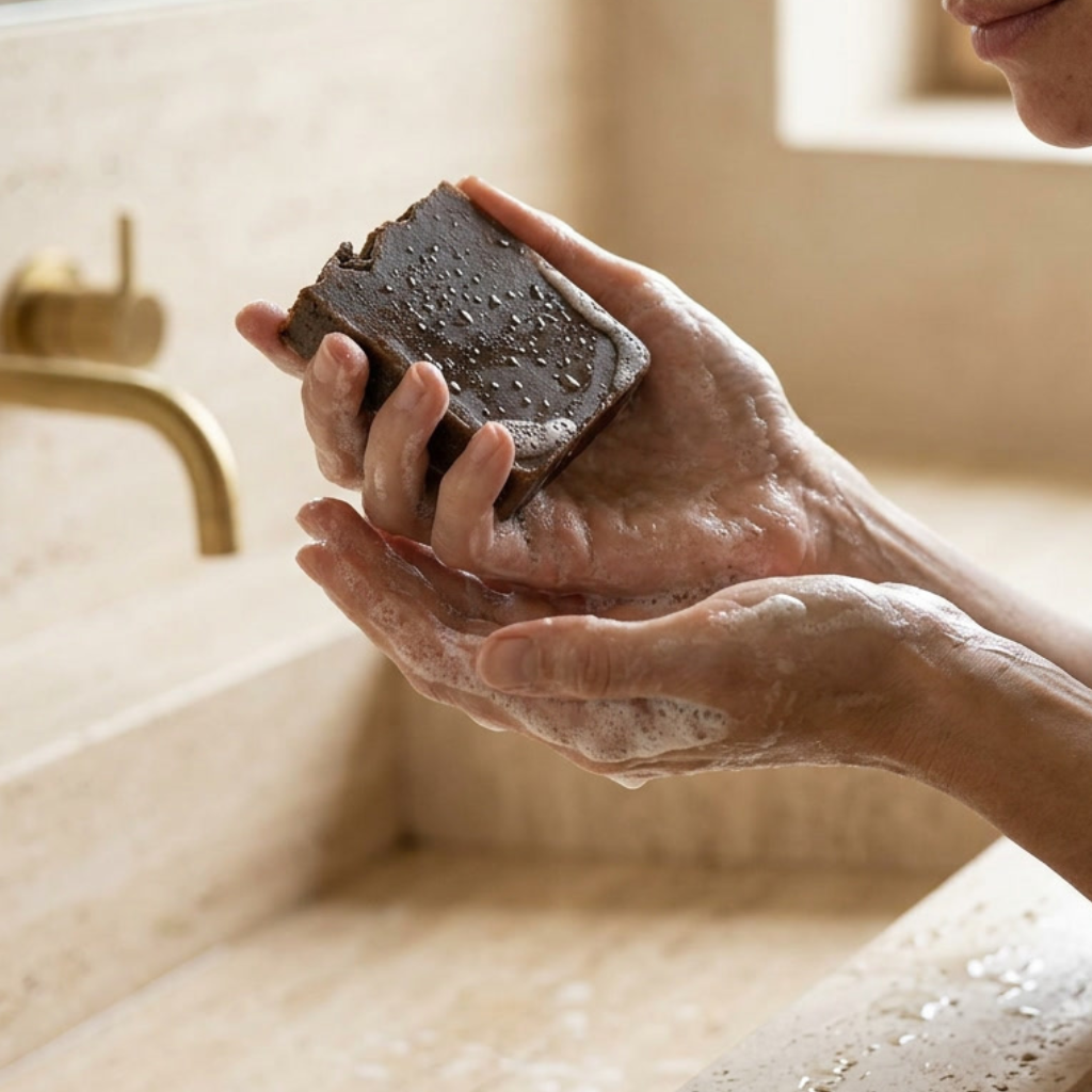 5er Naturseifen Bundle + Gratis Seifensäckchen